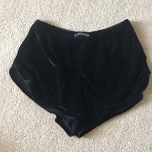 BRANDY MELVILLE VELVET SHORTS